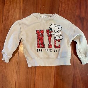 Zara girls sweatshirt